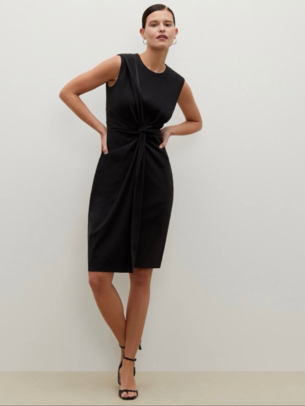 MM.LaFleur Taylor Dress — Black — Size 4